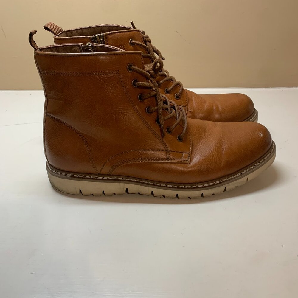 Steve Madden Men's P Bowery Lace Up Side Zipper Chukka Boot